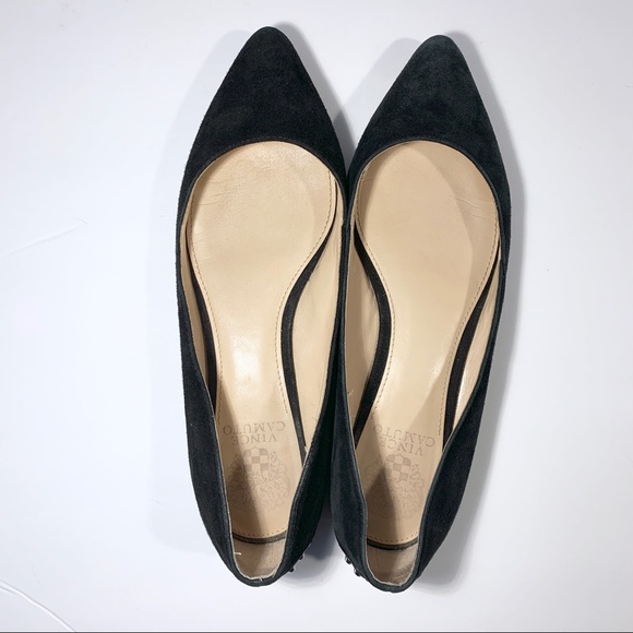 ☀️ Vince Camuto Black flats size 8 - Picture 1 of 7